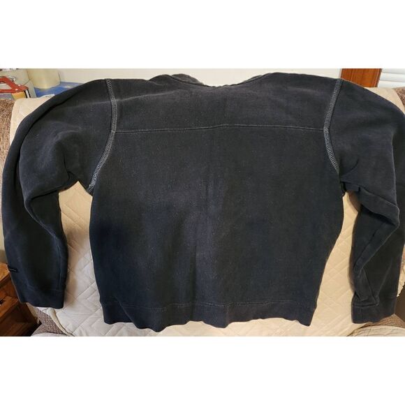 Columbia Large black full zip up knitt jacket with lining and 2 front pockets - Picture 4 of 7